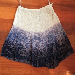 Arden B cut velvet asymmetrical skirt women’s 4